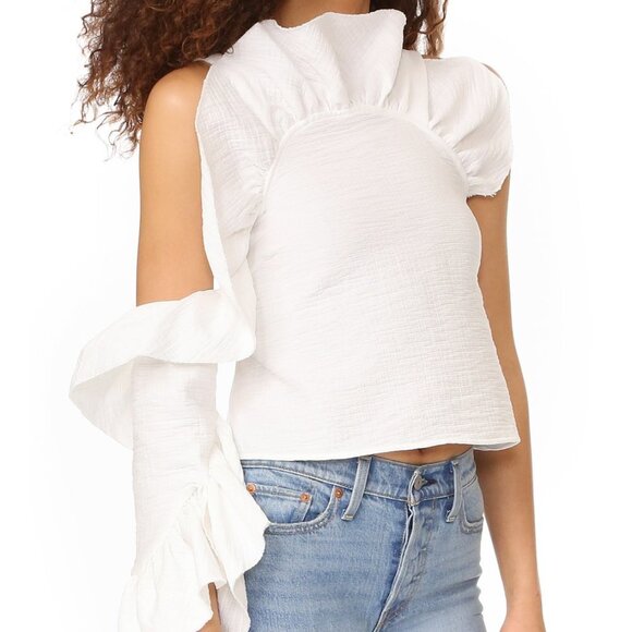 Rachel Comey Spark Top in Teal 0 - Picture 13 of 13